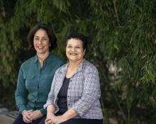 Dr. Elizabeth Mellins (right) and Dr. Vivian Saper (left) analyzed 61 cases of the newly described lung disease in children with systemic juvenile idiopathic arthritis